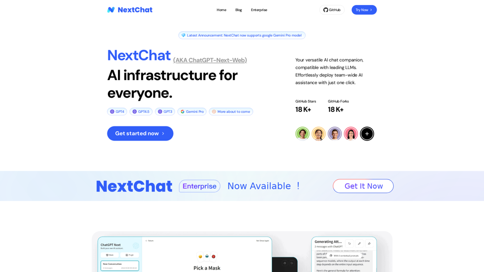 NextChat | Your own AI chat service