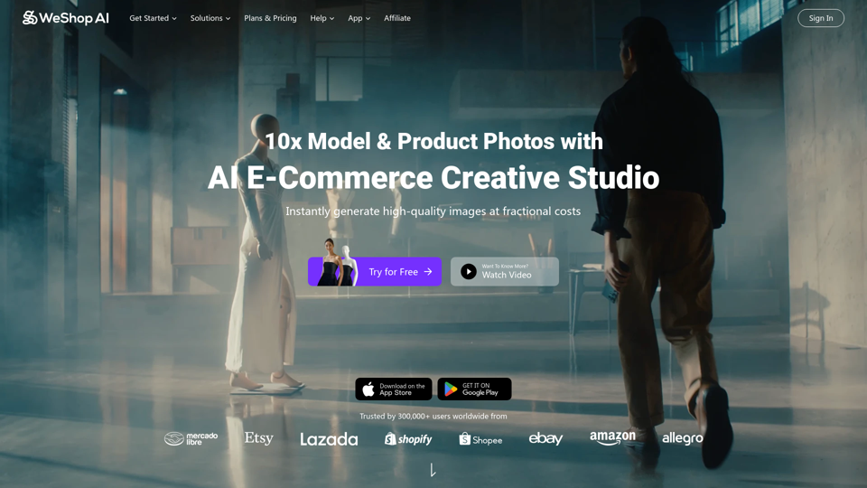 AI Creative Studio & Image Editing for E-Commerce | WeShop AI