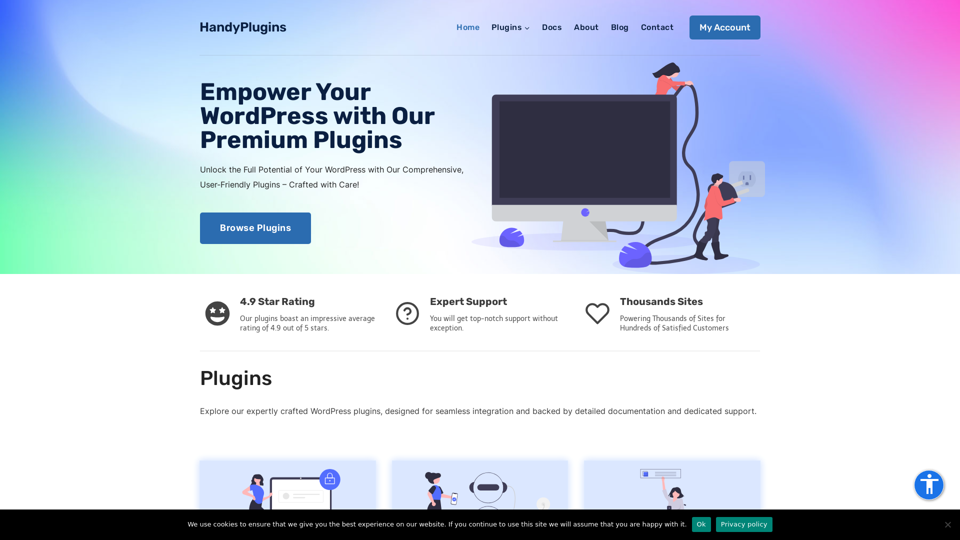 HandyPlugins - Premium WordPress Plugins Crafted with Care