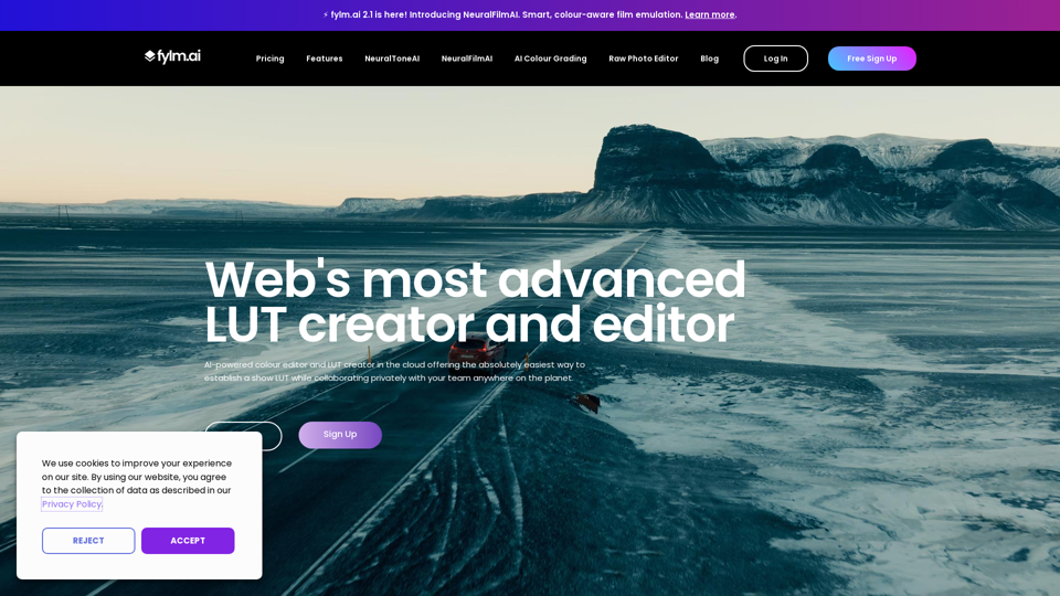 fylm.ai - AI Powered Colour Grading and Collaboration in Cloud