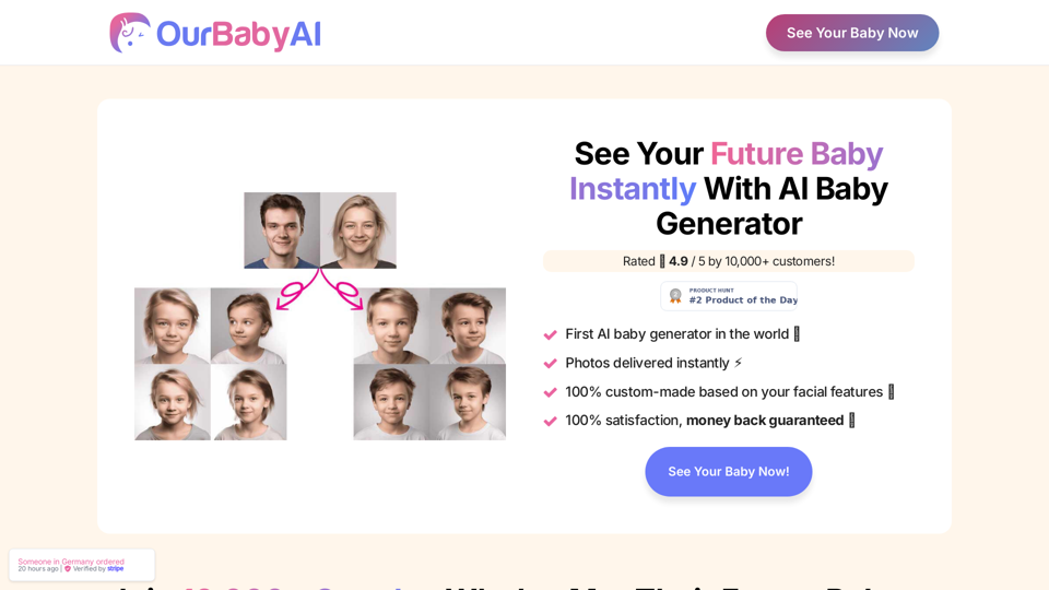 OurBabyAI: The #1 AI Baby Generator
