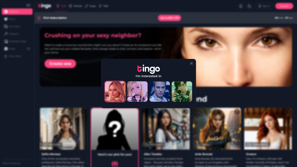 Tingo - Create Your Own AI Girlfriend