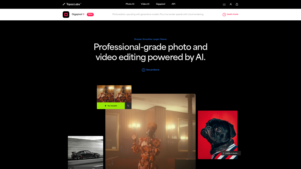 Topaz Labs | Professional-grade photo and video editing powered by AI.