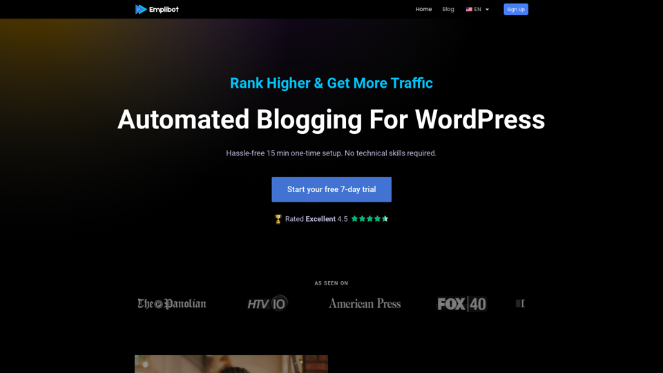 Automated Blogging For WordPress | Emplibot