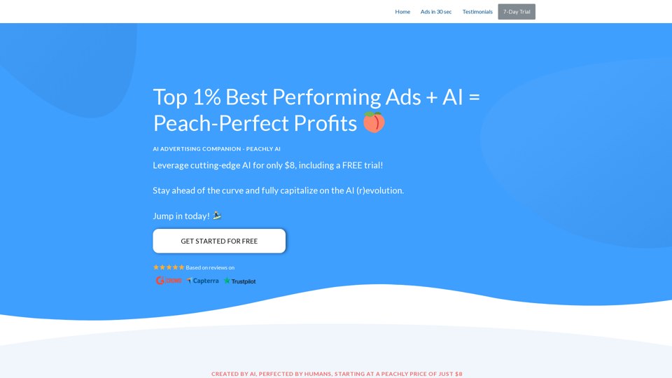 Peachly AI – All-in-one AI Advertising Solution – [Cloned #147] - Peachly AI