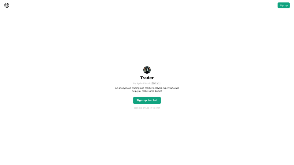 ChatGPT - Trader ChatGPT - Trader