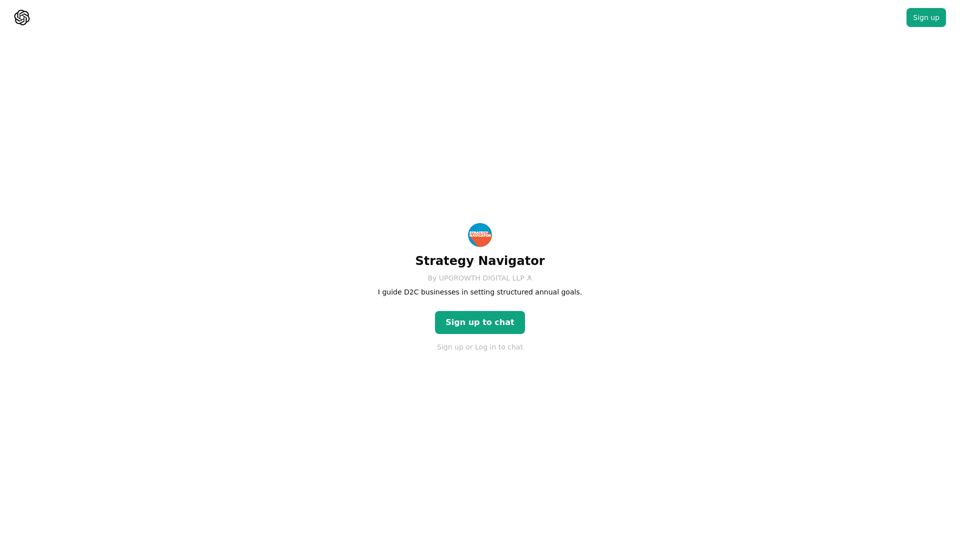 ChatGPT - Strategy Navigator
