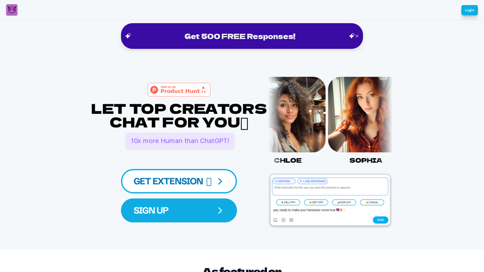 Chat on Onlyfans using AI | Onlyfans AI Chatbot | World's #1 Onlyfans Chatting Tool