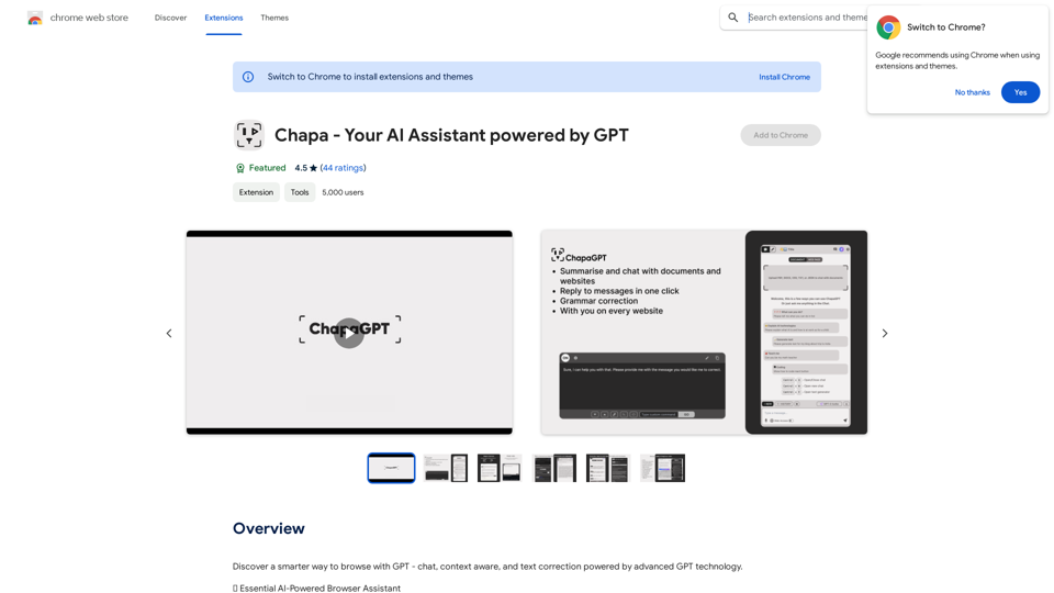 Chapa - Your AI Assistant powered by GPT