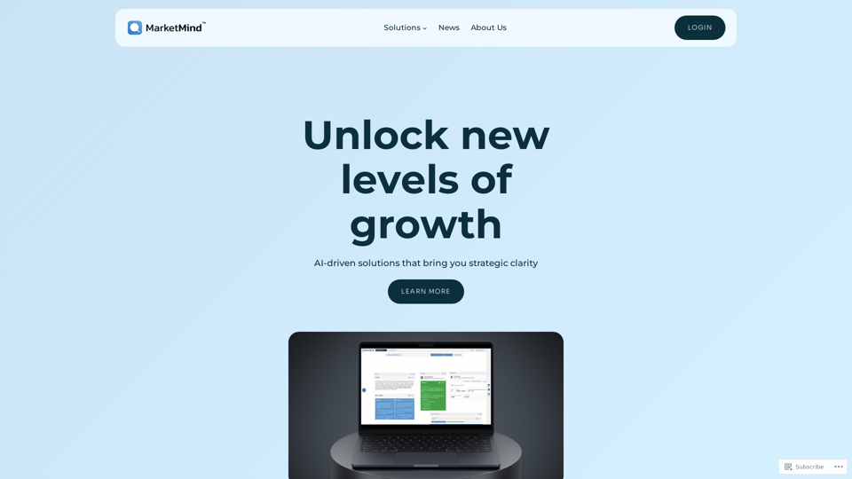 MarketMind – AI-driven solutions that bring you strategic clarity