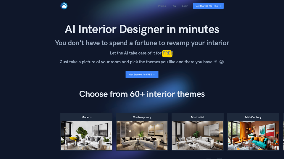 Redesign your interior in seconds using AI