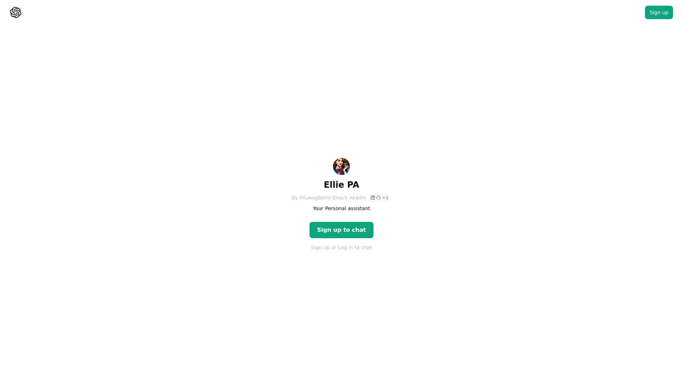 ChatGPT - Ellie PA AI