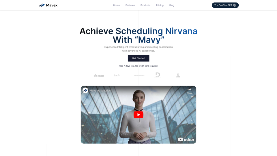 Mavex.ai - 您的AI执行助手 Mavex.ai - 您的AI执行助手