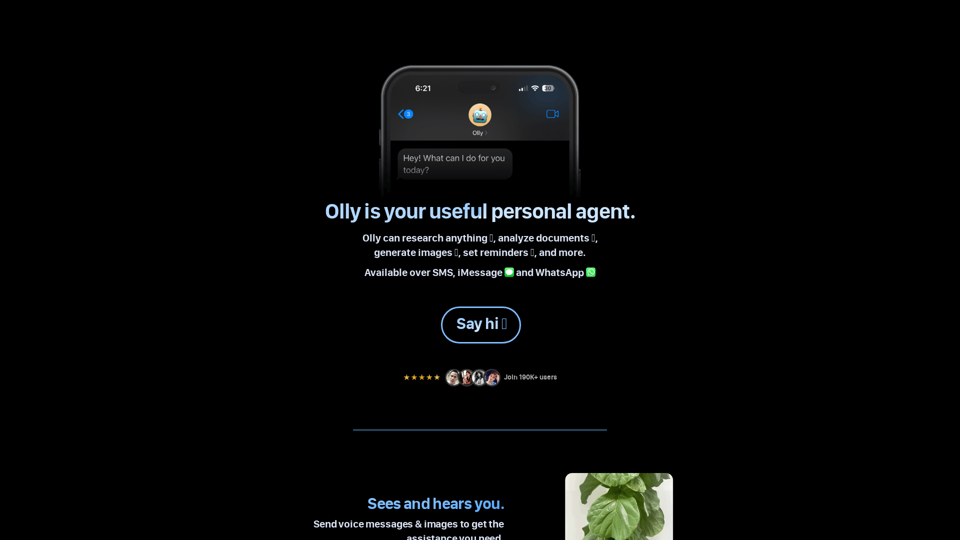 올리 | 개인 AI 어시스턴트