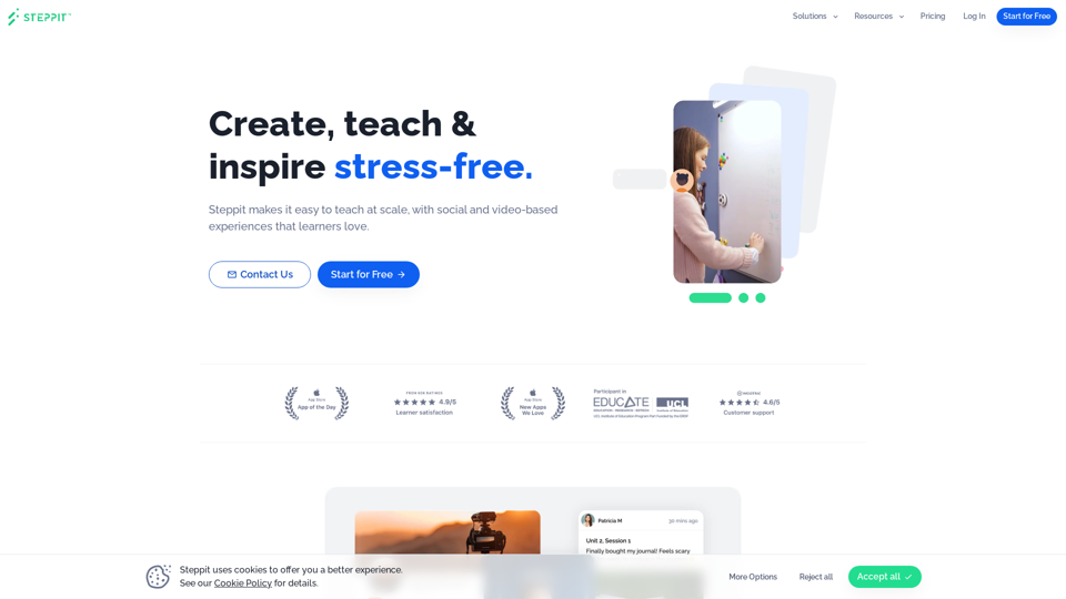 Steppit · Create and Sell Online Courses for Free