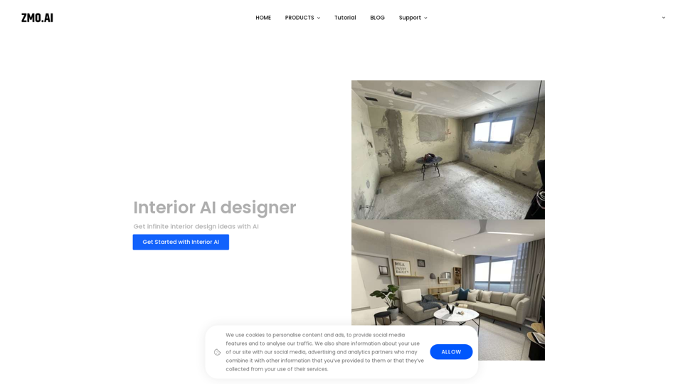 Interior AI Designer | AI Room Planner - ZMO.AI