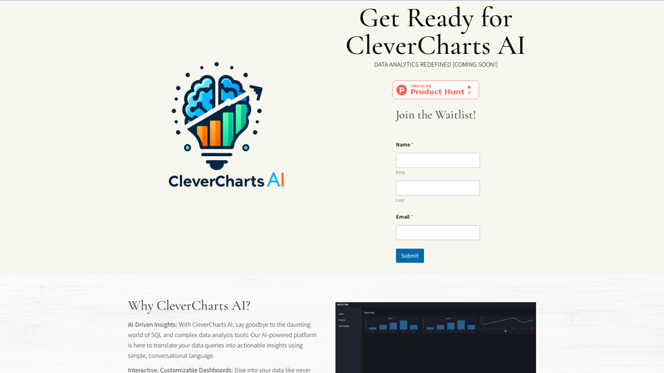 Zuhause - CleverCharts AI - Datenanalyse neu definiert