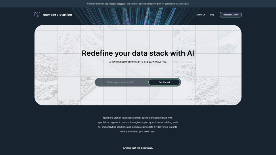 AI-Datenanalytik für Geschäftsanwender - Nummernstation