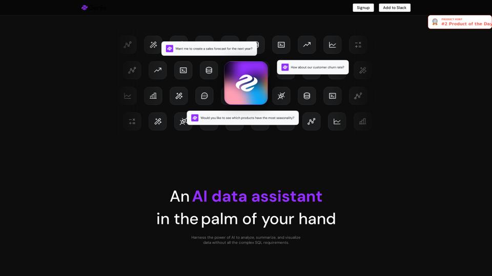 Genie - AI-Daten-Assistent