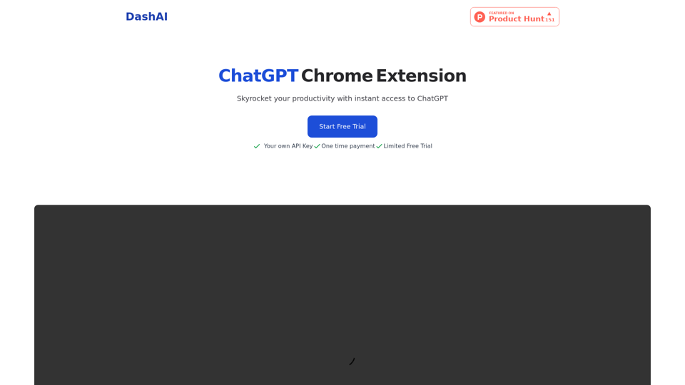 DashAI: 모든 웹 페이지에서 즉시 ChatGPT 액세스