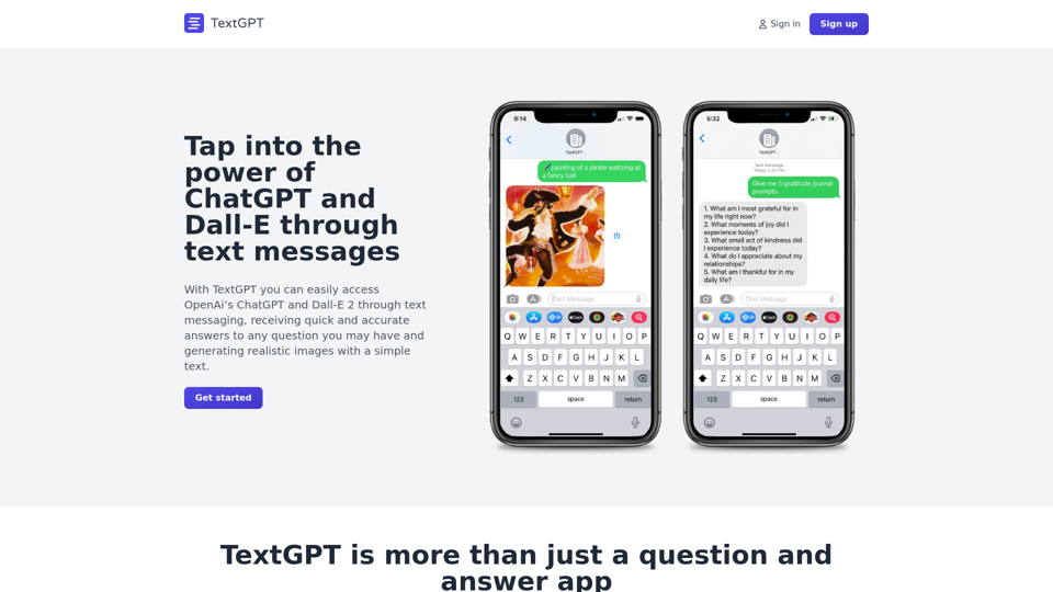 Text GPT AI