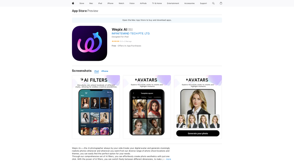 Wepix AI on the App Store