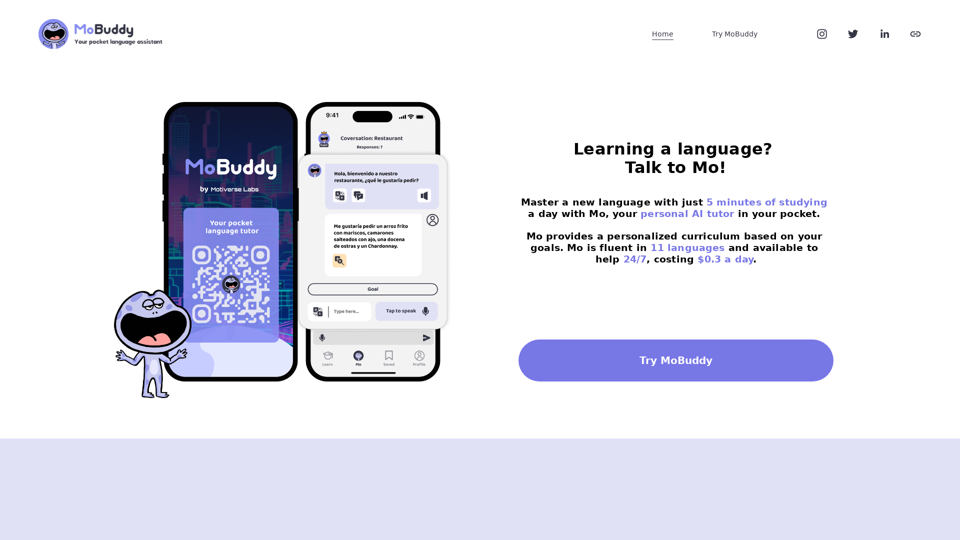 MoBuddy - Your Pocket Language Tutor