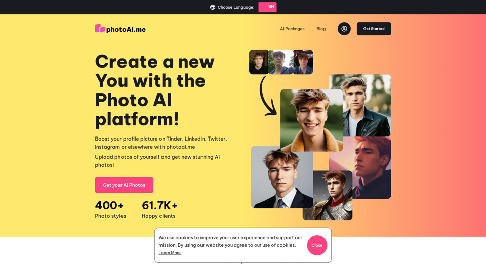 Photo AI: Seamless Photo and Headshot AI Generation