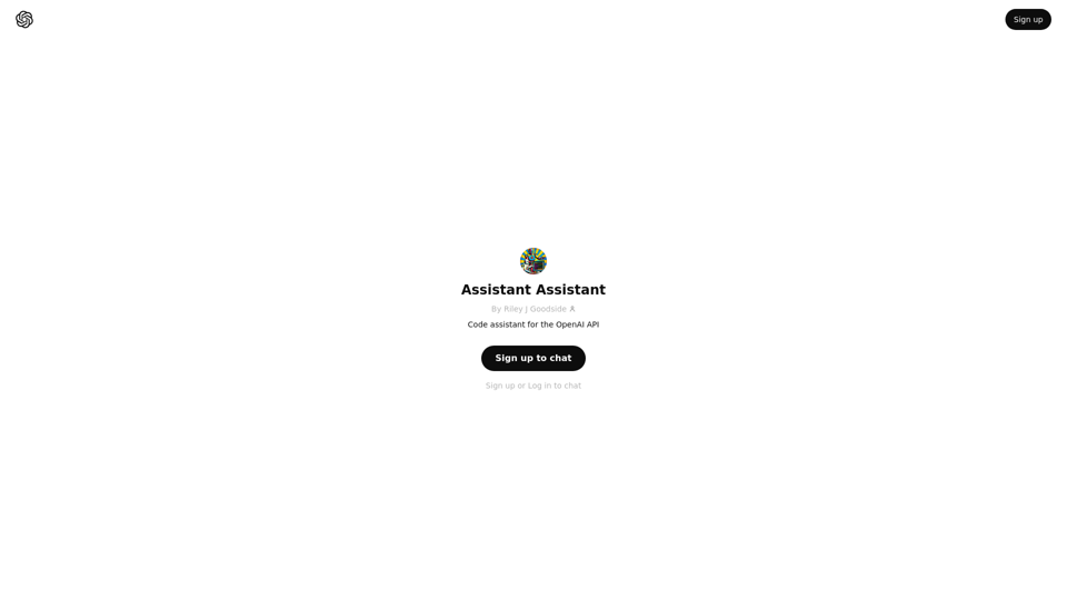 ChatGPT - Assistant Assistant