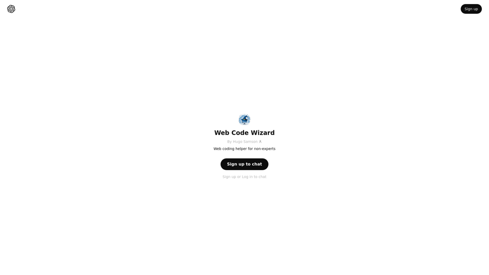 ChatGPT - Web Code Wizard