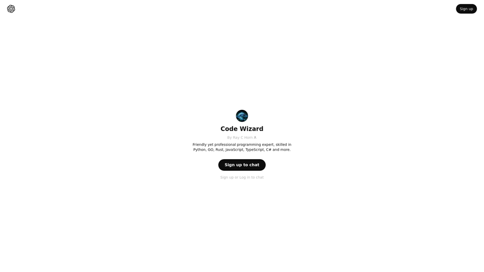 ChatGPT - Code Wizard