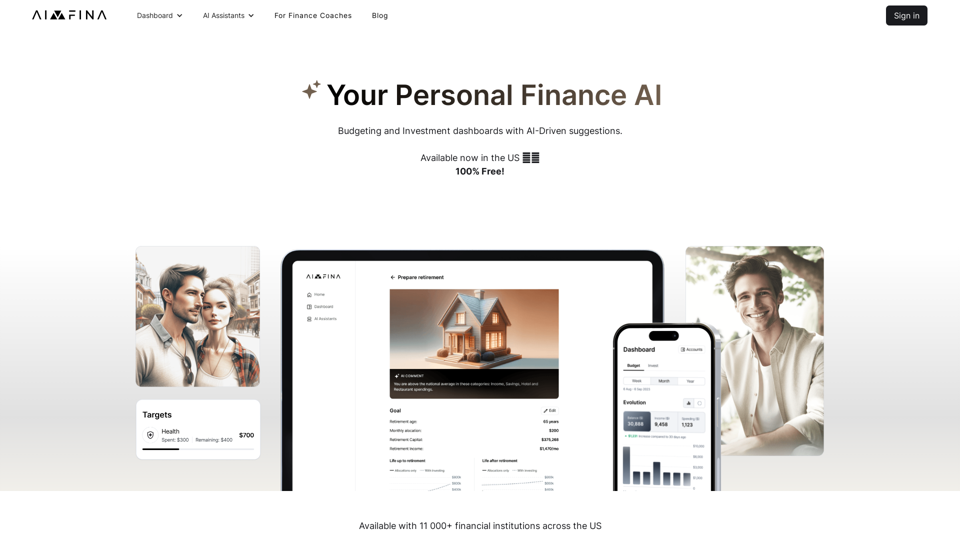 Aimfina - Your Personal Finance AI