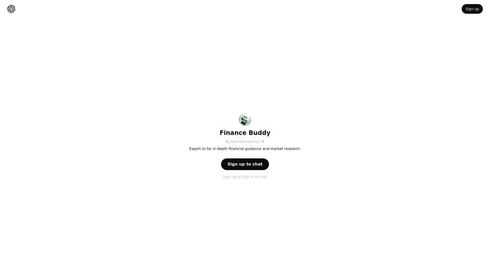 ChatGPT - Finance Buddy