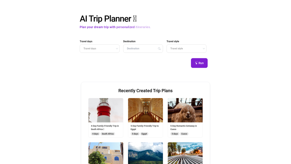 AI 여행 플래너 🌴 | BuildAI AI AI 여행 플래너 🌴 | BuildAI AI