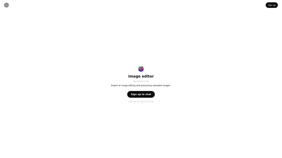 ChatGPT - Image editor ChatGPT - Image editor