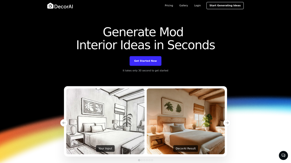 DecorAI - Generate Interior Ideas in Seconds