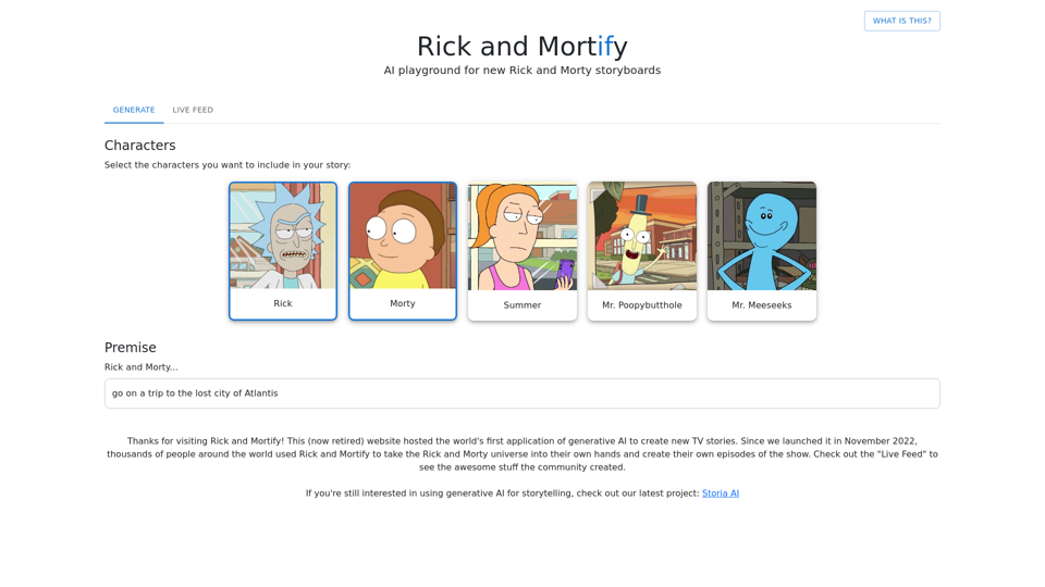 Rick und Mortify AI