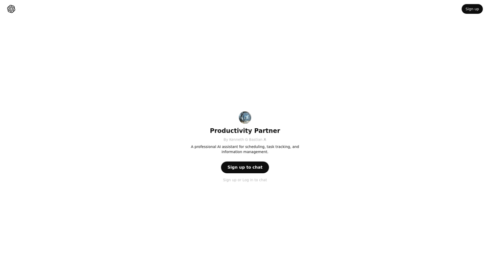 ChatGPT - Productivity Partner