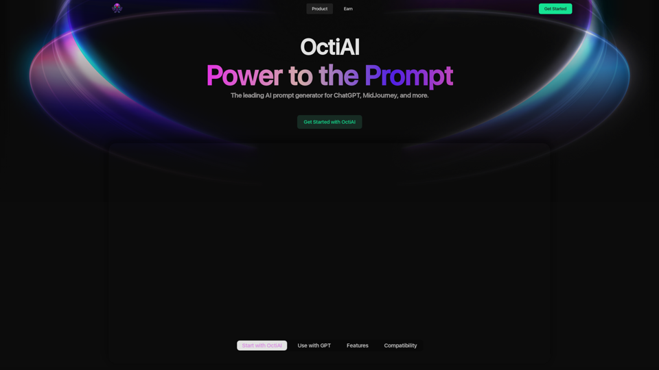 OctiAI: AI Prompt generator for ChatGPT and MidJourney