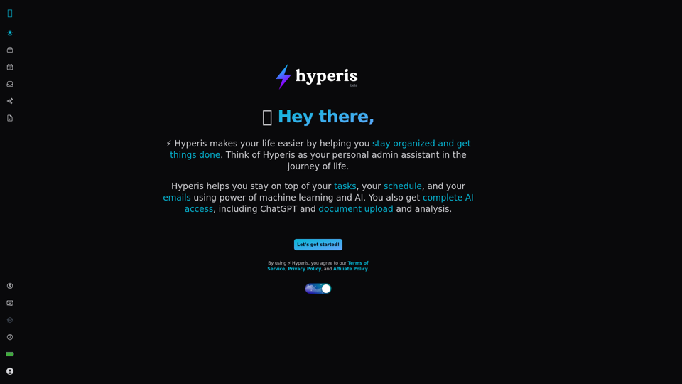 Hyperis | Your Personal Admin Assistant