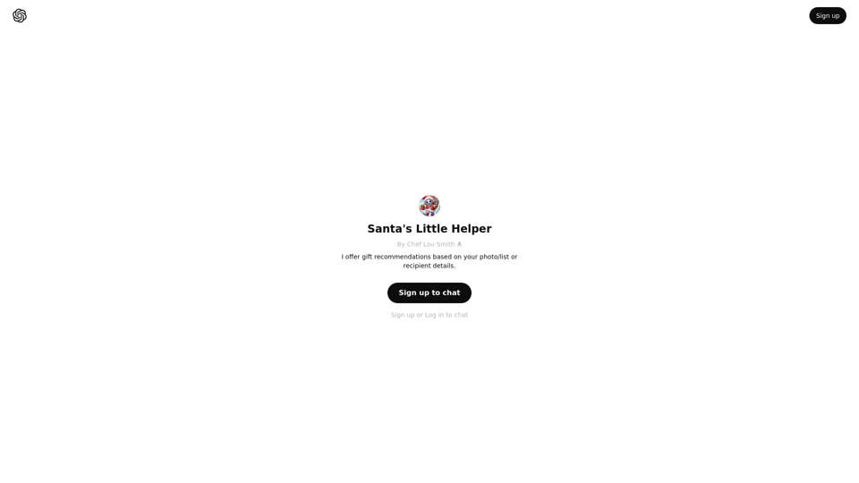 ChatGPT - Santa's Little Helper