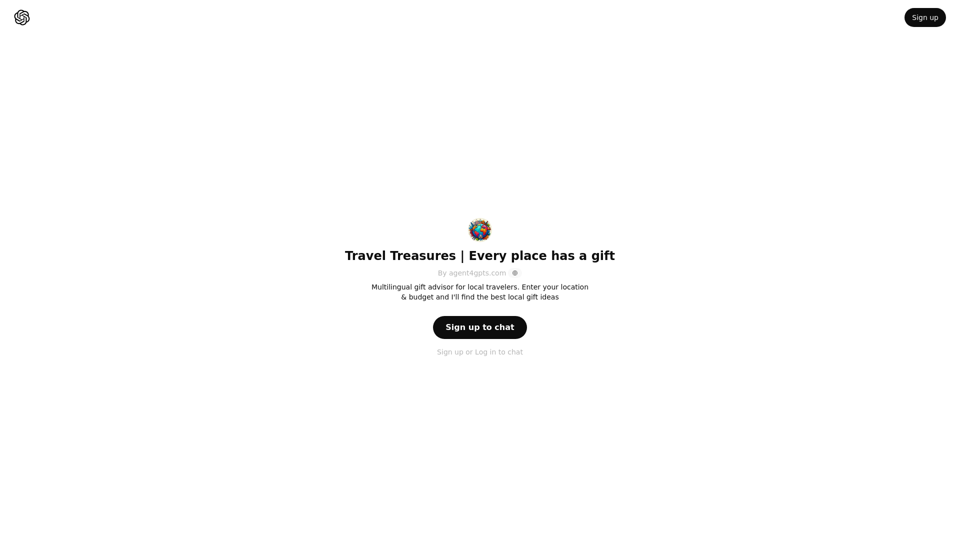 ChatGPT - Travel Treasures | Every place has a gift