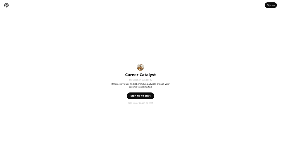 ChatGPT - Career Catalyst