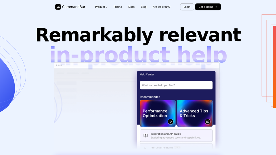 CommandBar | AI-powered user assistance