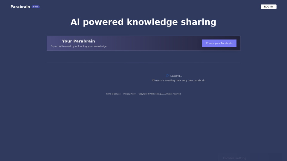 Parabrain.ai | Expert AI trained by your knowledge