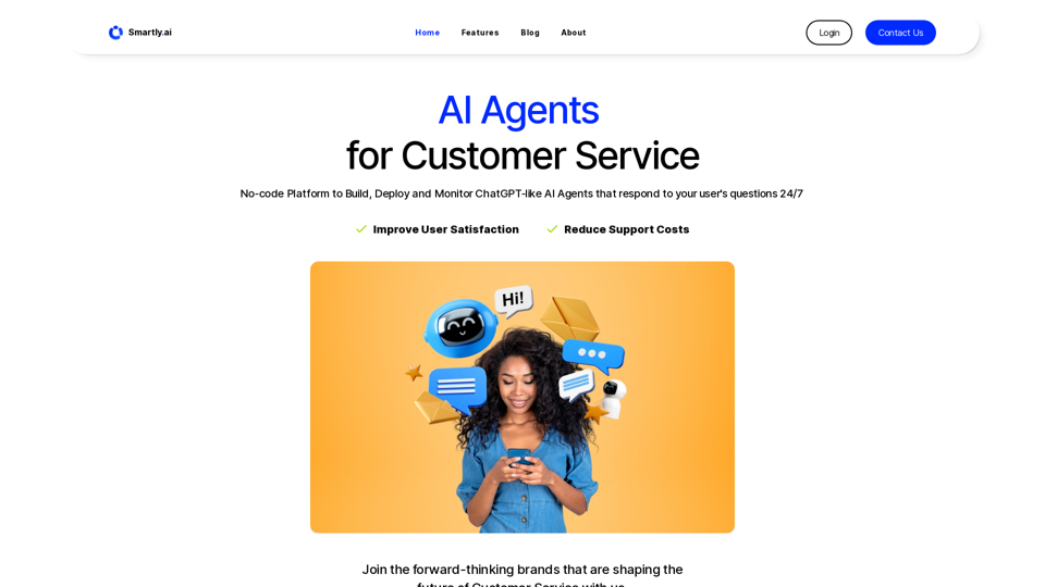 Smartly.AI - KI-generierte Chatbots für Kundenbetreuung
