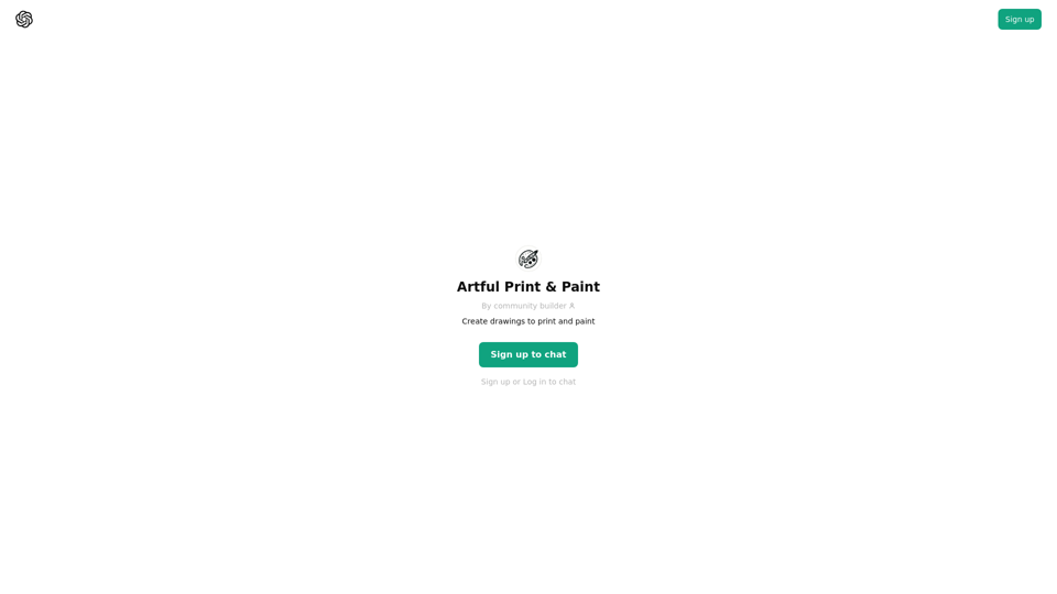 ChatGPT - Artful Print & Paint