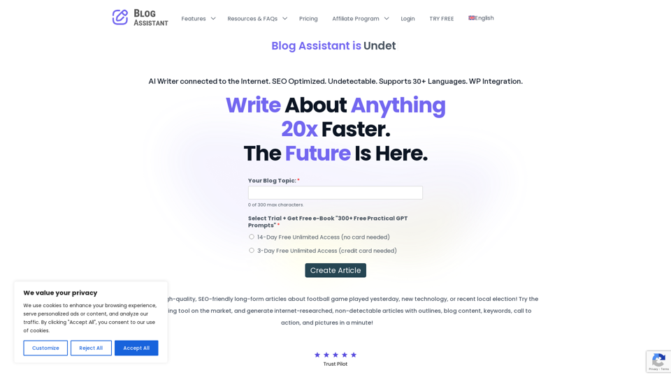 Blog Assistant | Dead Simple AI Automated Blog Writer