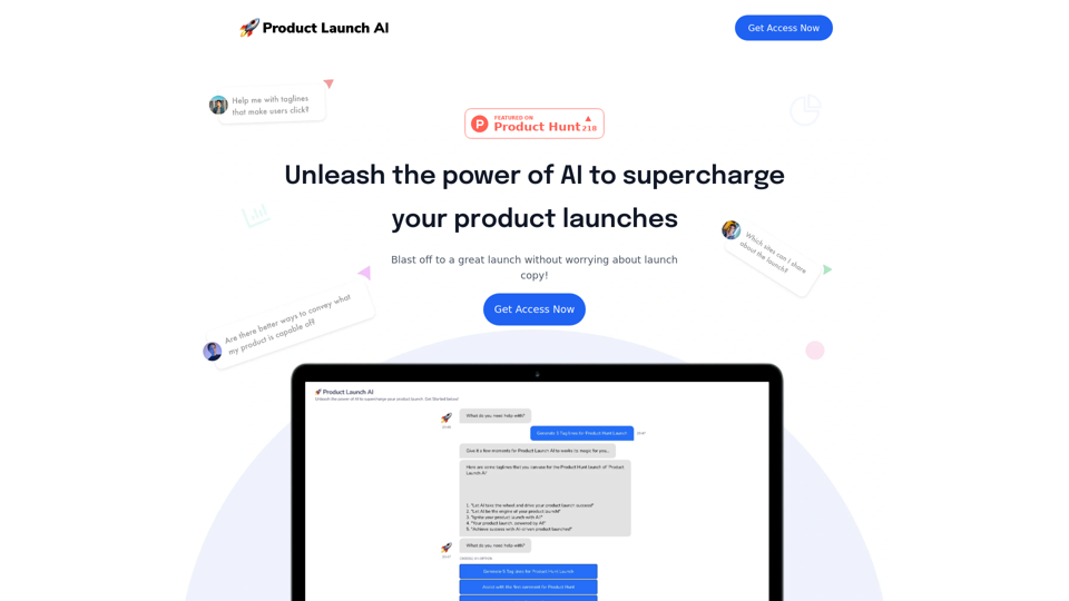 Product Launch AI