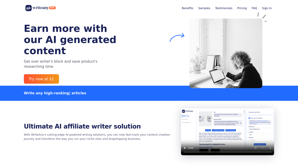Writeany | AI 작가